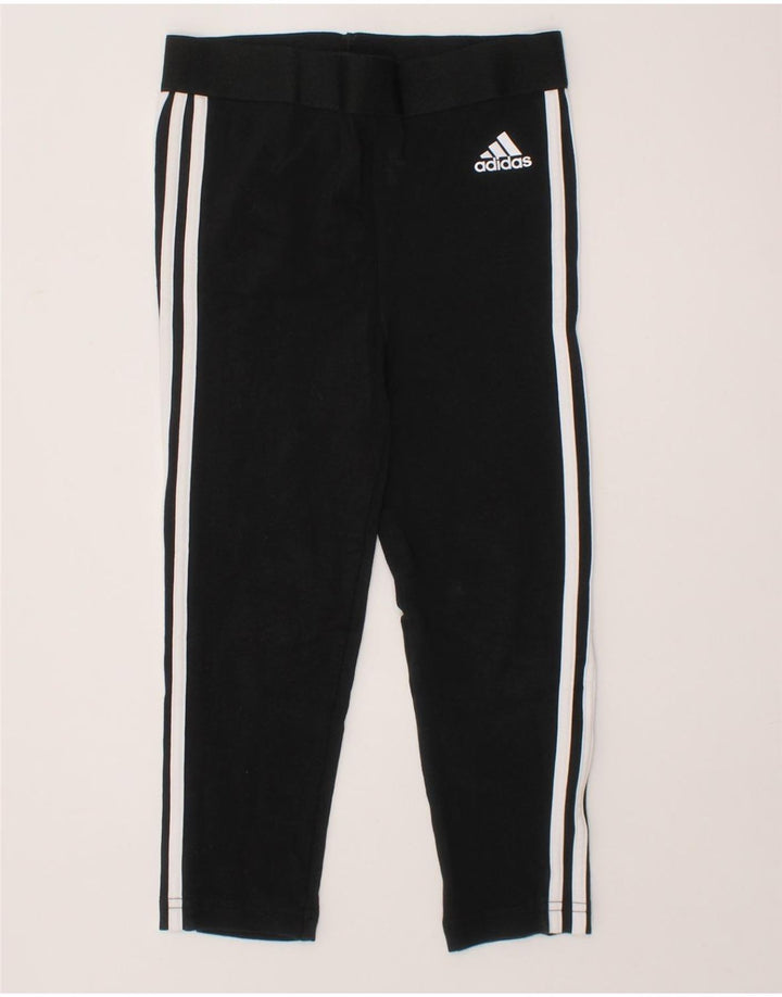 Leggings ADIDAS Meninas 3-4 Anos Algodão Preto