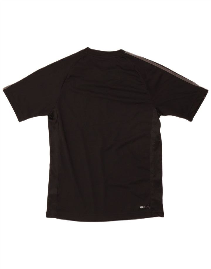 Camiseta Adidas Masculina Aeroready Graphic Top Pequeno Poliéster Preto