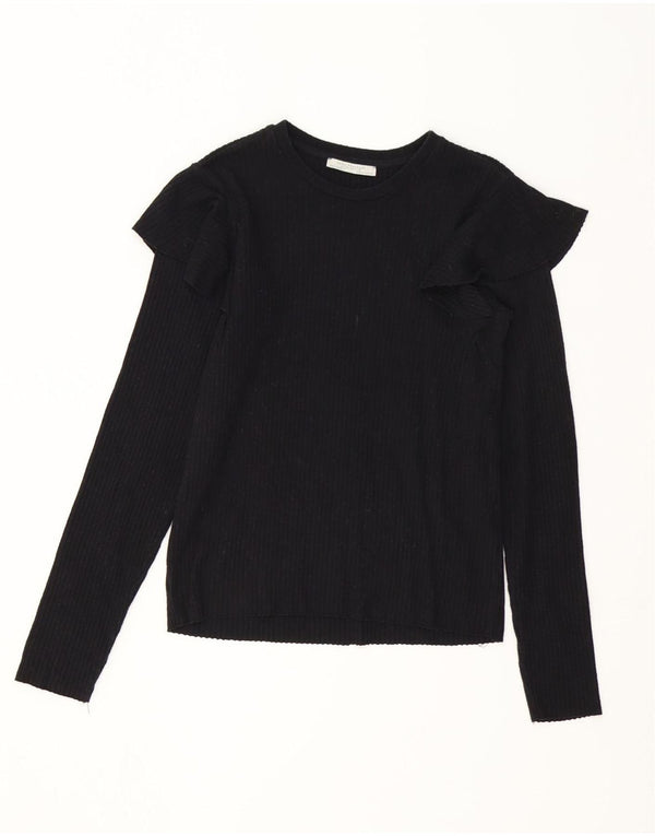 Blusa feminina Zara UK 12 médio preto