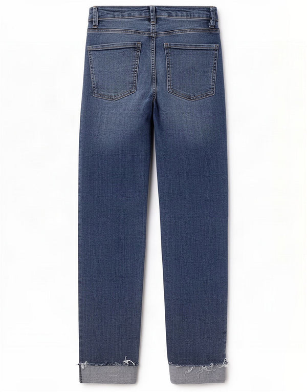 Marks & Spencer Womens Cigarette Slim Jeans UK 10 Small W27 L26 Blue