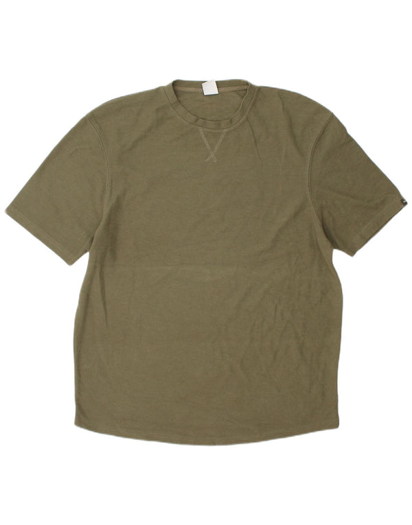 Zara Camiseta masculina Top XL Caqui