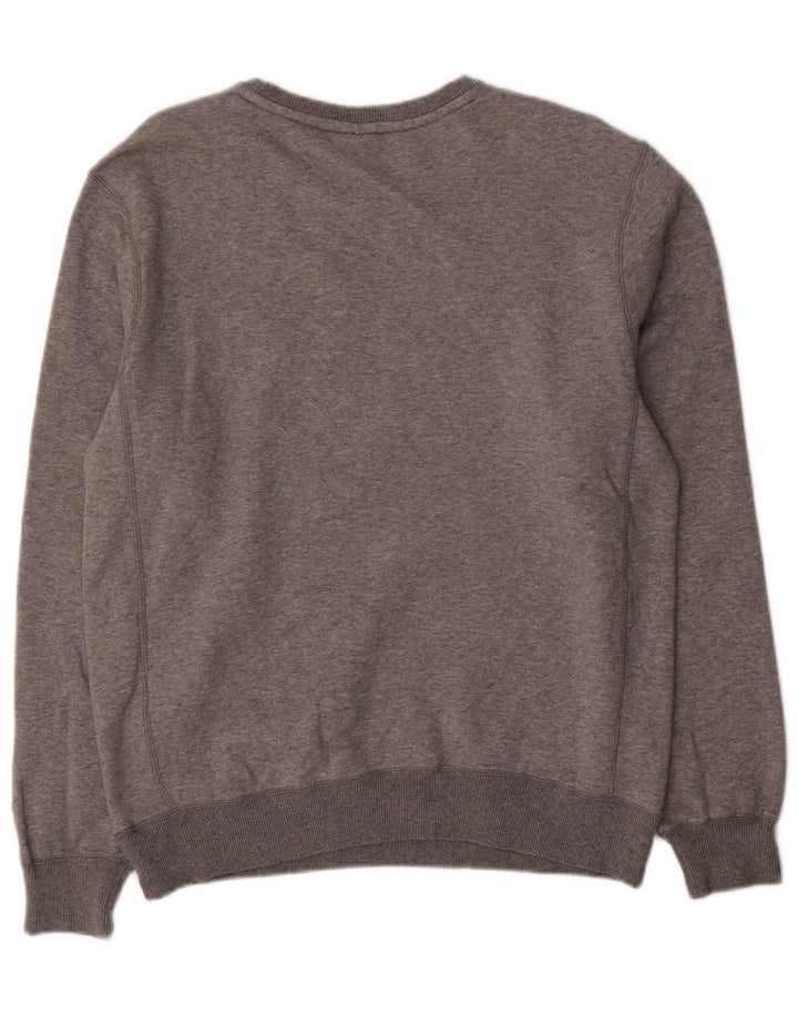 Puma Mens Graphic Regular Fit Moletom Jumper Médio Algodão Cinza