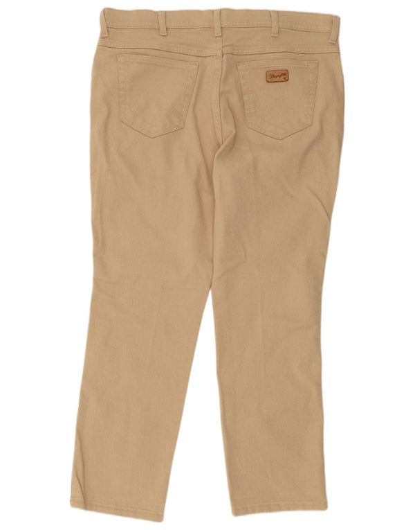 Wrangler Mens Jeans Reta W40 L30 Bege