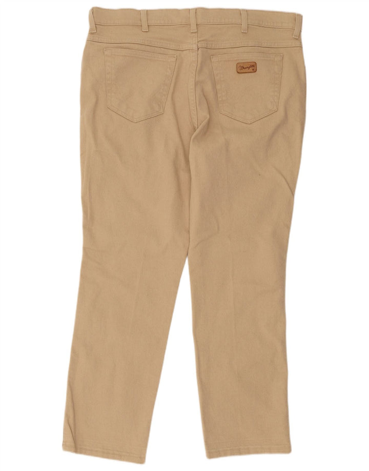 Wrangler Mens Jeans Reta W40 L30 Bege