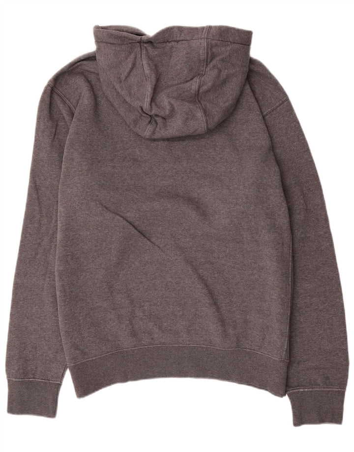 Nike Mens Hoodie Jumper Médio Algodão Cinza