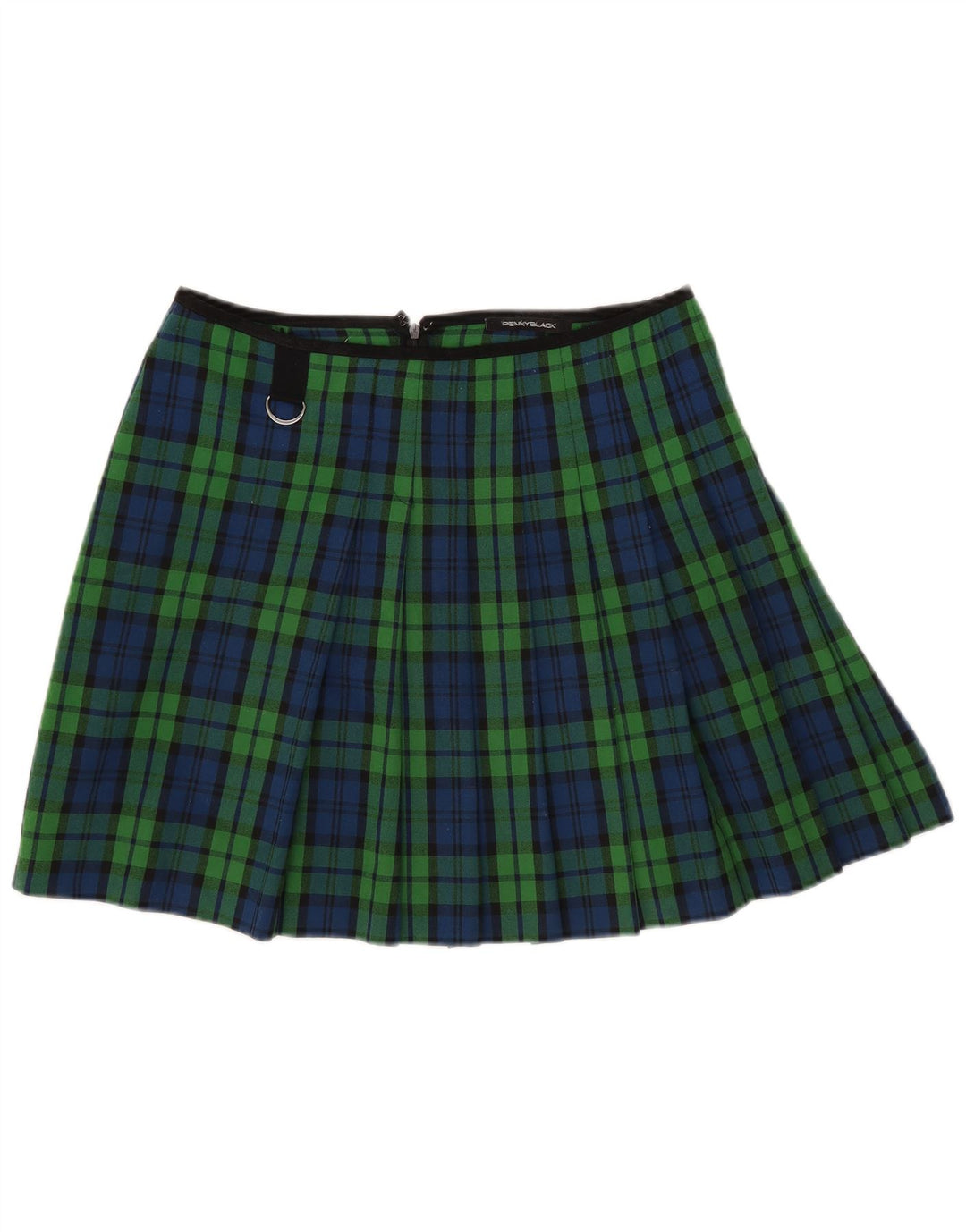 Minissaia feminina Penny Black W31 xadrez verde médio
