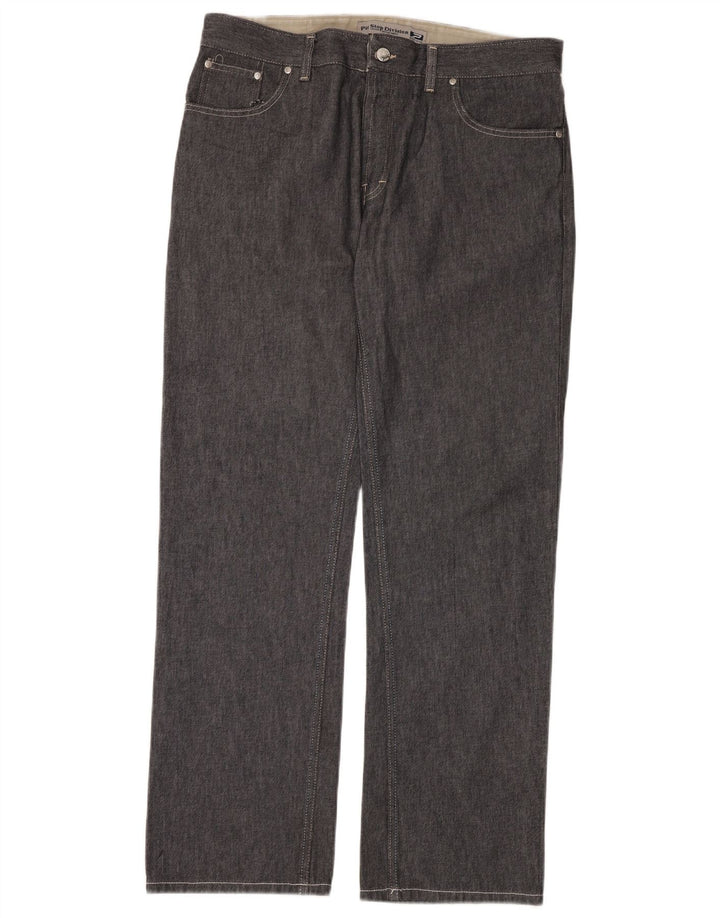 Calça jeans reta masculina Pit Stop W34 L32 cinza