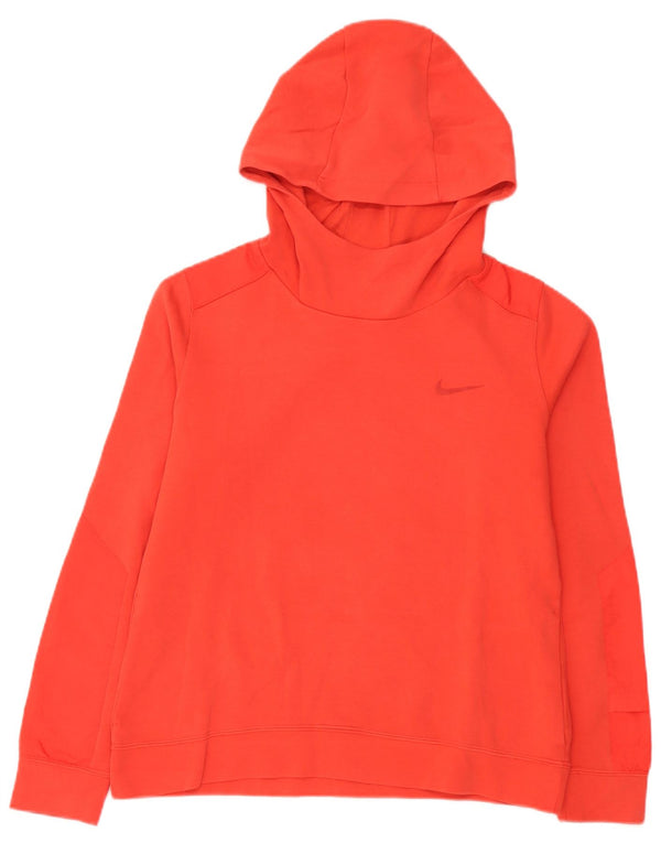 Nike Mens Hoodie Jumper Médio Algodão Vermelho