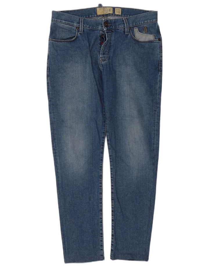 Jeans slim masculino JECKERSON W34 L30 algodão azul