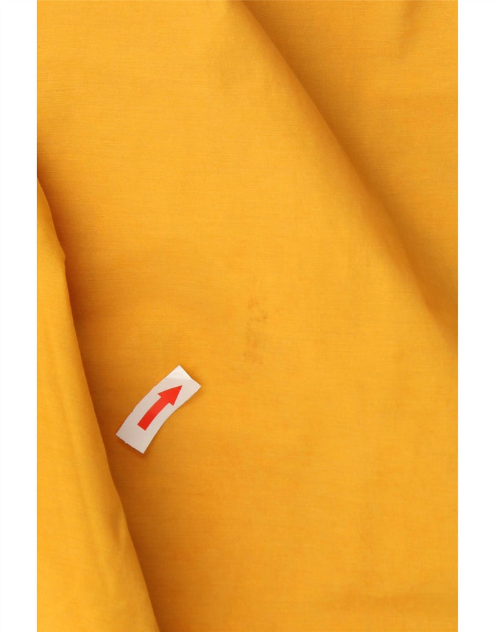 Mito Mens Treino Top Jaqueta Grande Algodão Colorblock Amarelo