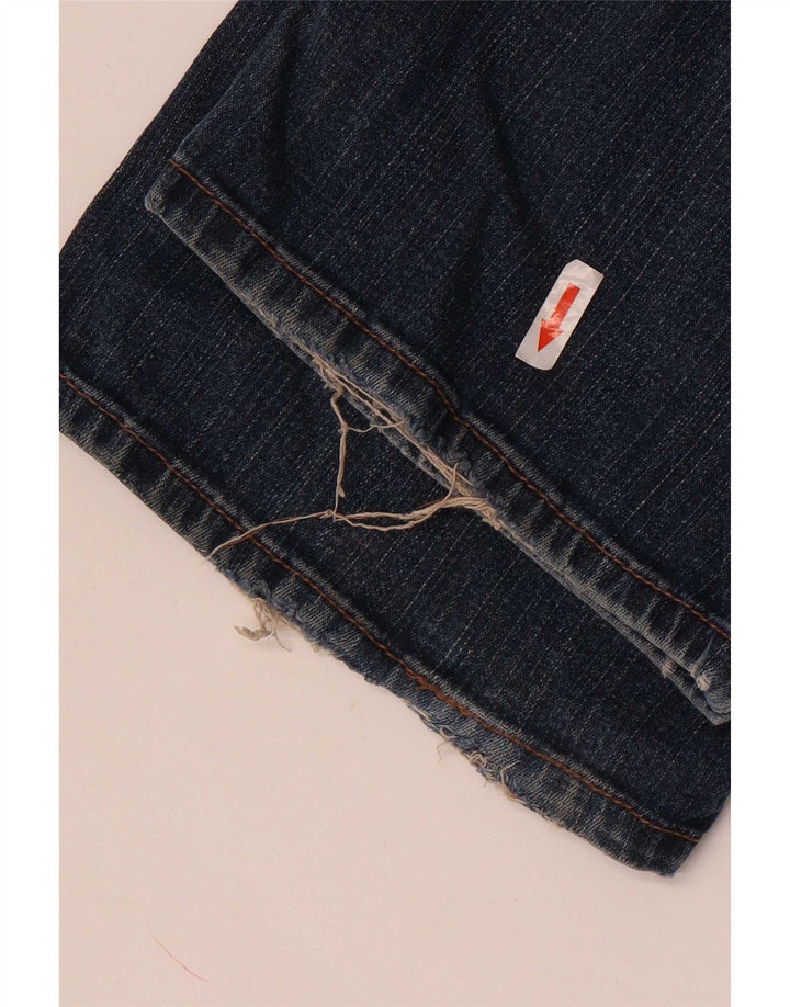 Calça jeans feminina Levi's 515 Bootcut US 8 médio W30 L31 azul algodão