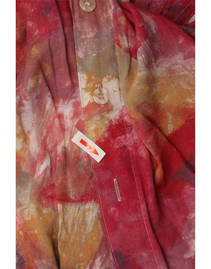 Camisa masculina de manga curta Eterna 2XL tie-dye multicolorida