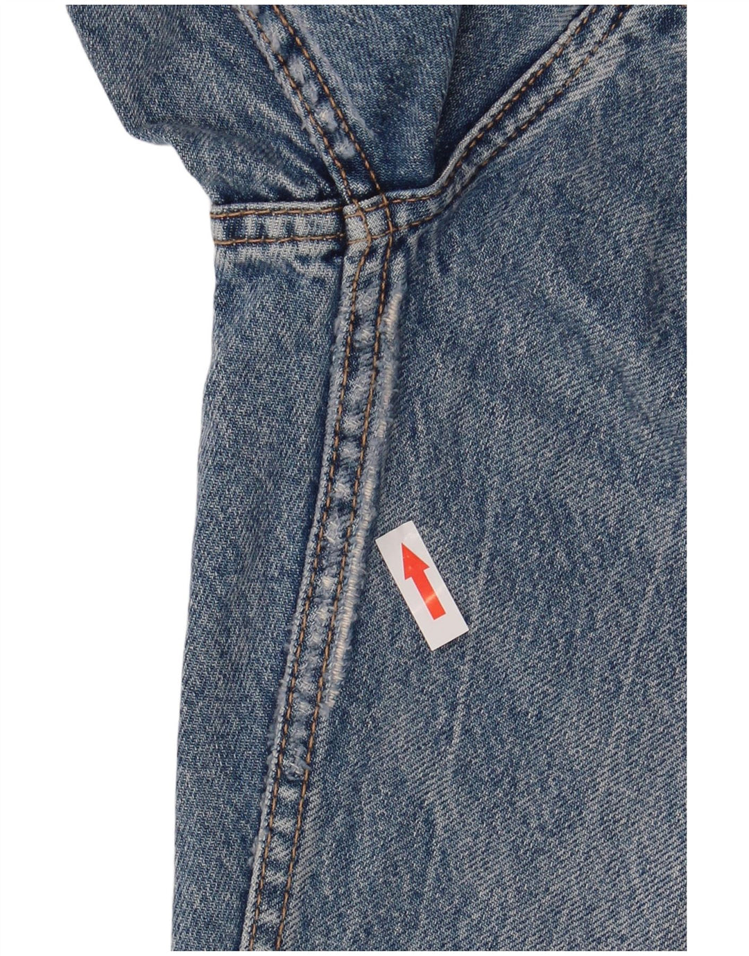 Zara Mens Tapered Jeans EU 40 Médio W31 L26 Azul Algodão