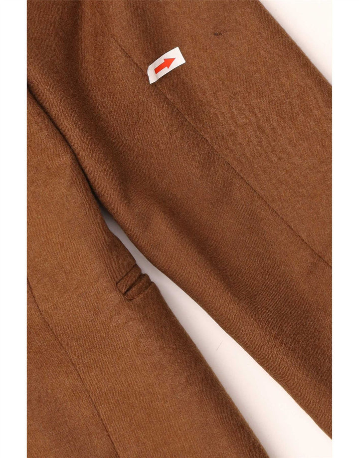 Jaqueta Blazer Feminina Superior com 3 Botões IT 42 Viscose Marrom Média