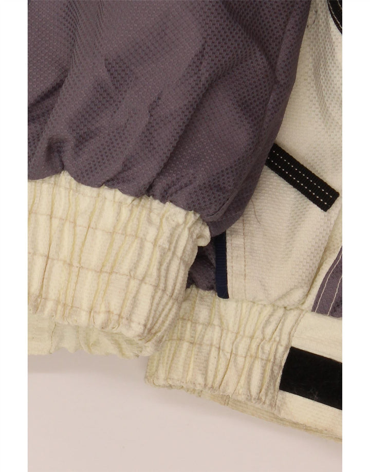 Jaqueta de esqui com capuz masculino Gierre IT 48 poliéster médio esbranquiçado Colourblock
