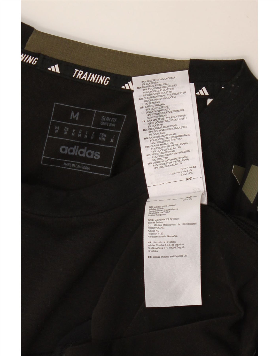 Camiseta Adidas Masculina Aeroready Slim Fit Top Médio Poliéster Preto