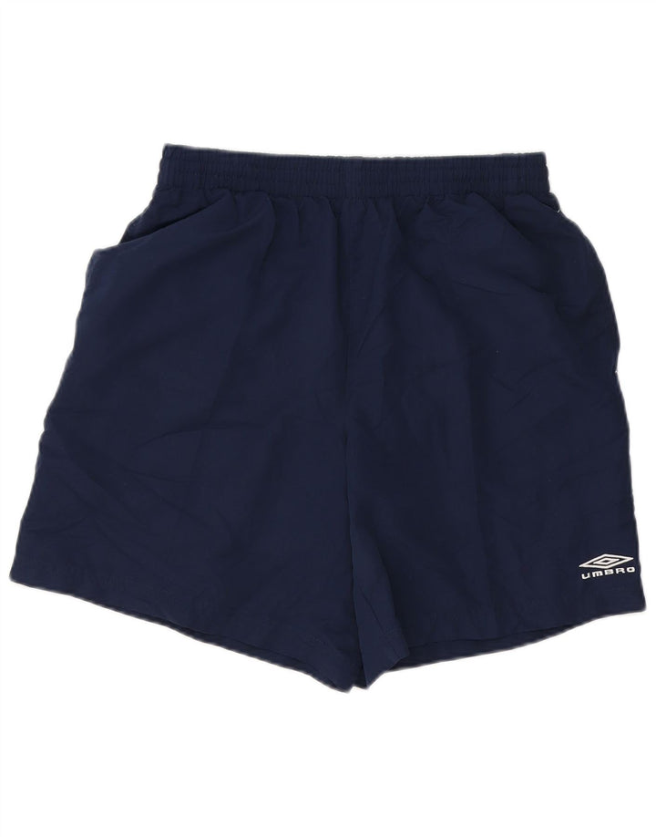 Shorts de natação masculino UMBRO grande poliéster azul marinho