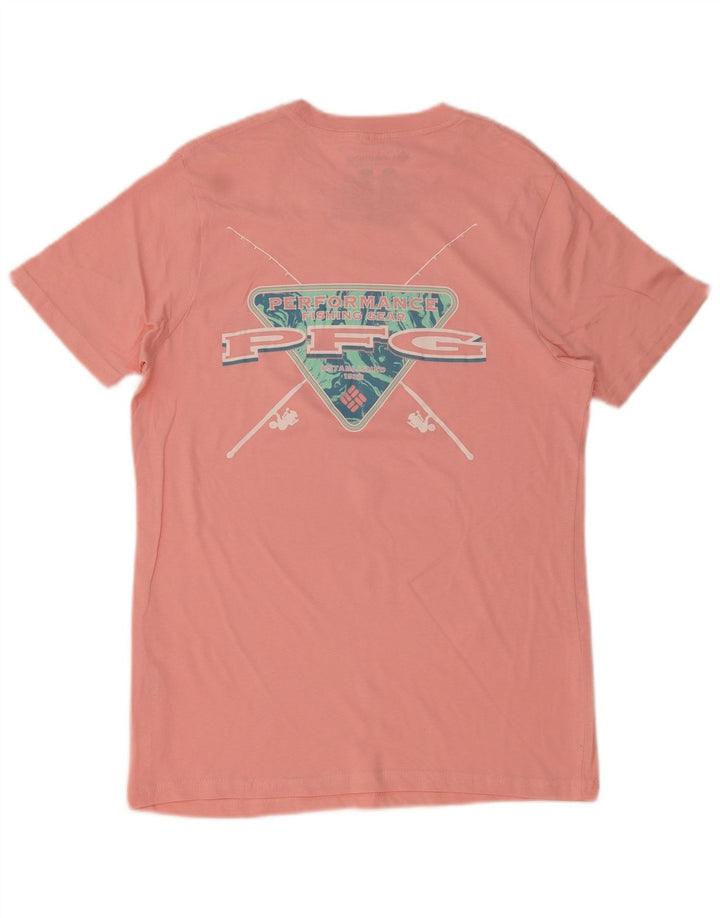Camiseta Columbia Masculina Graphic Top Pequeno Rosa