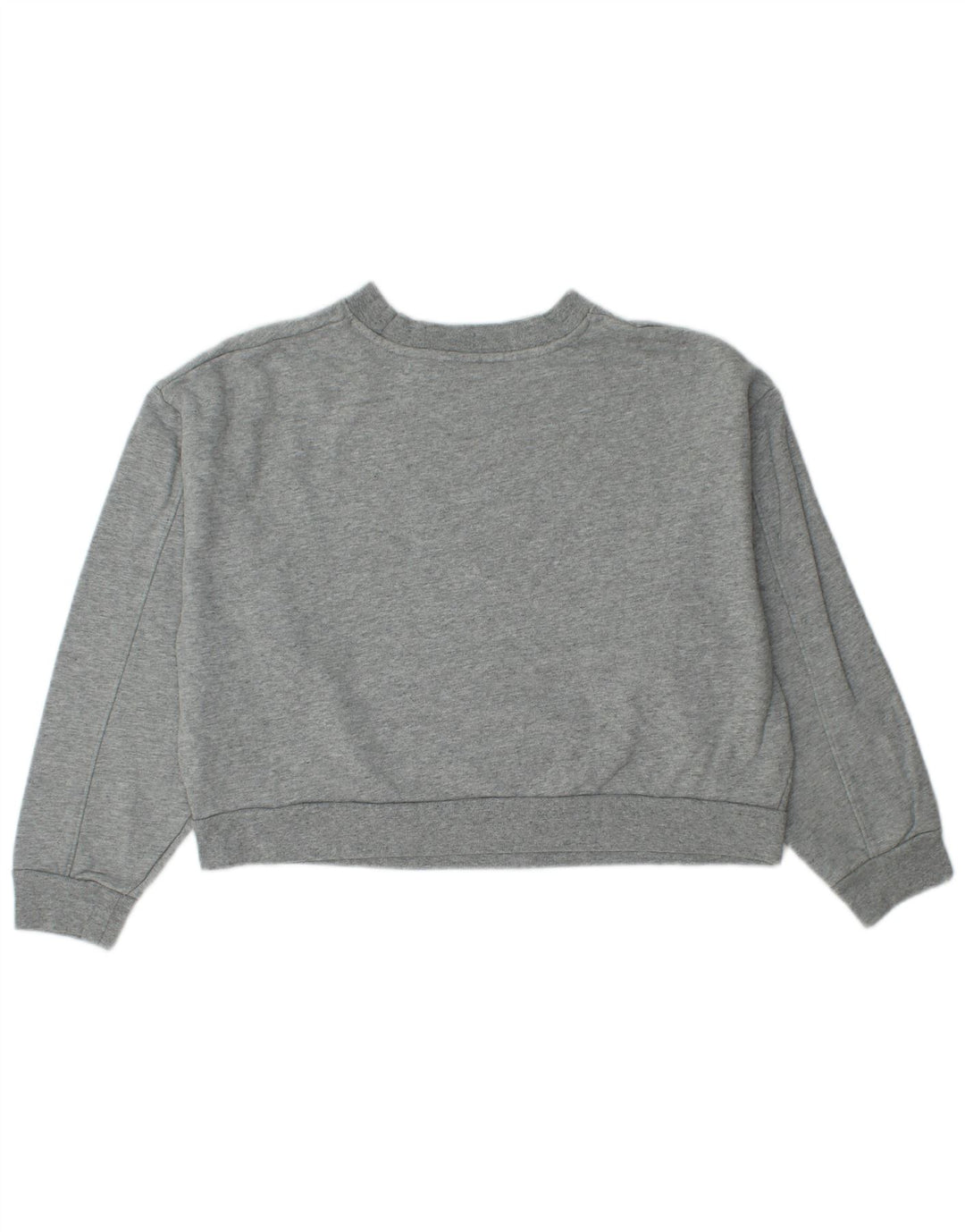 Levi's Womens Oversized Crop Graphic Moletom Jumper Reino Unido 10 Pequeno Cinza
