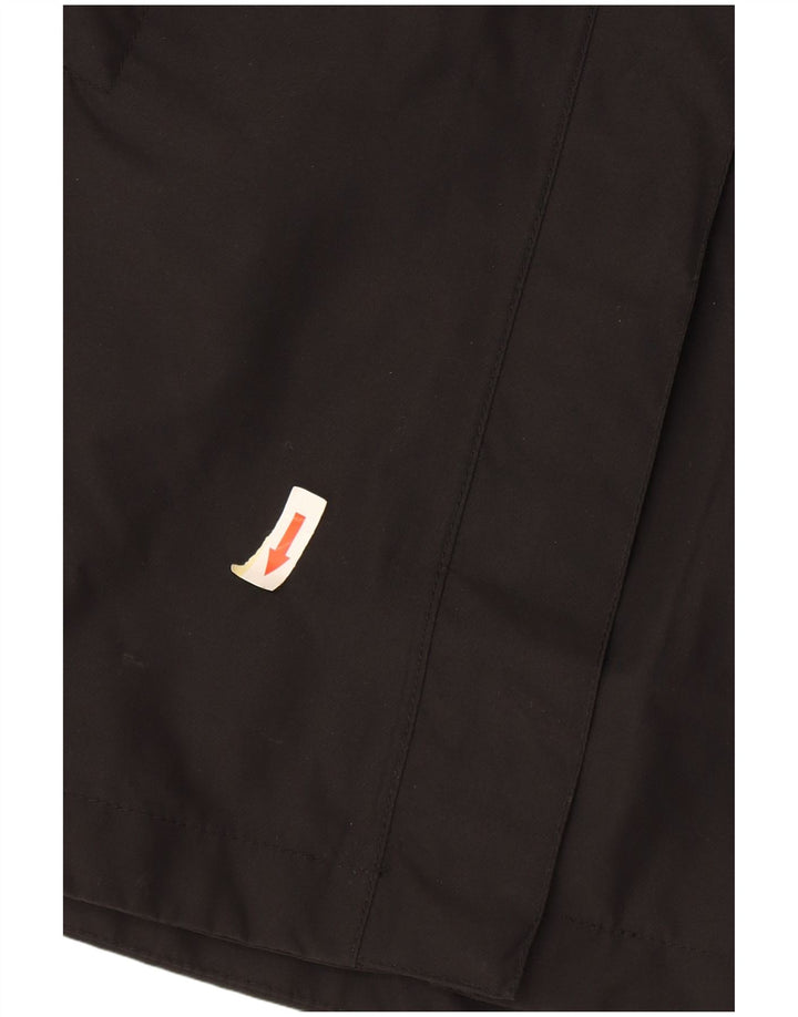 Casaco corta-vento feminino Helly Hansen com capuz UK 10 pequeno poliéster preto