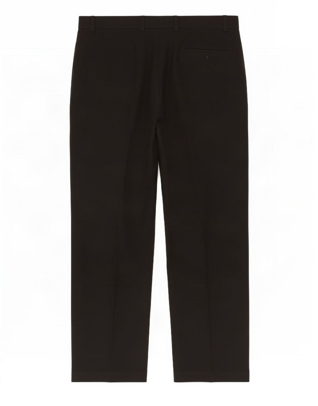 Calça masculina de terno reto Marks & Spencer W36 L29 poliéster preto