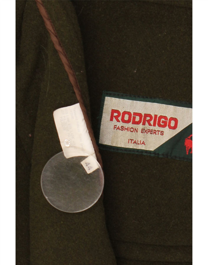 Casaco Duffle Masculino Rodrigo UK 44 2XL Lã Preta