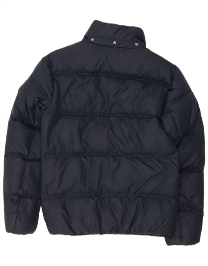 Jaqueta acolchoada oversized feminina Tommy Hilfiger Reino Unido 10 pequena azul marinho