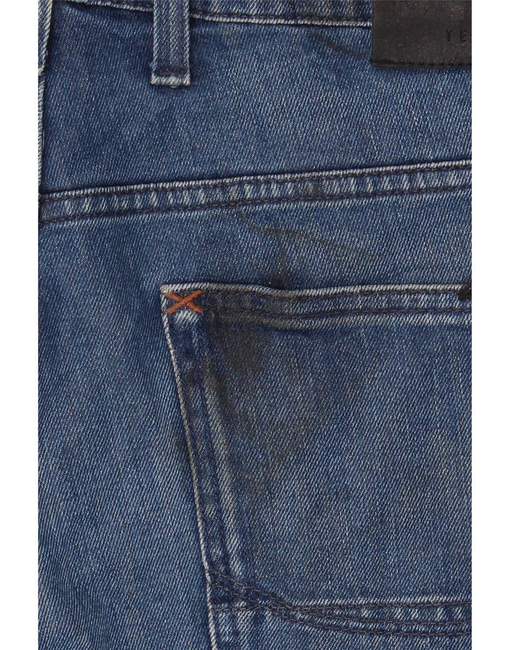Jeans retos masculinos Ted Baker W36 L34 algodão azul