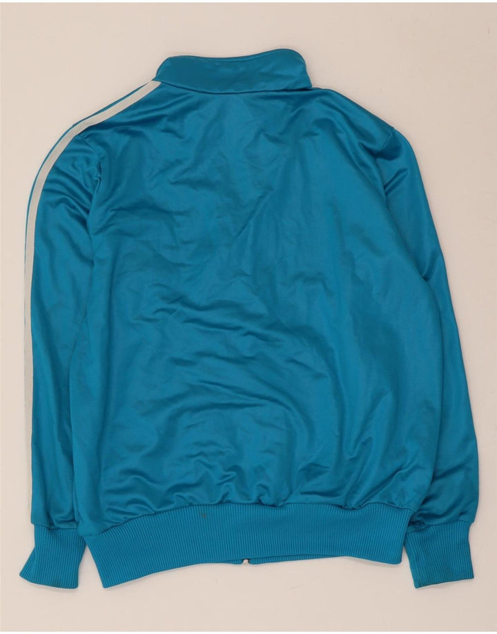 Adidas Womens Tracksuit Top Jacket EU 46 Grande Azul Poliéster