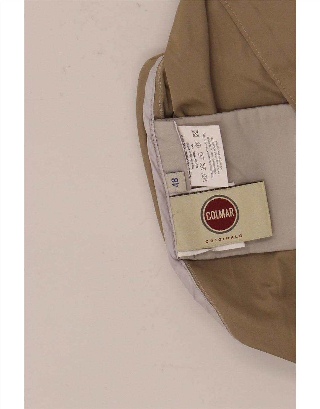 Jaqueta corta-vento com capuz feminino Colmar IT 48 XL cinza poliéster