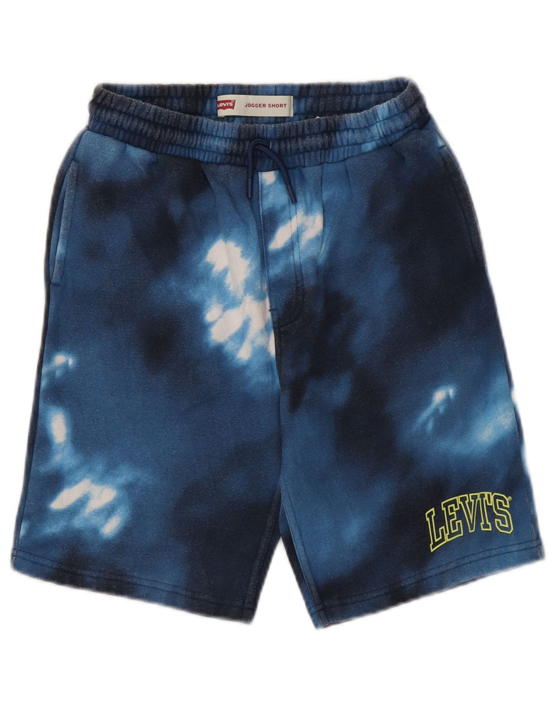 Shorts esportivos gráficos LEVI'S para meninos de 12 a 13 anos, grande, azul, tie-dye, algodão