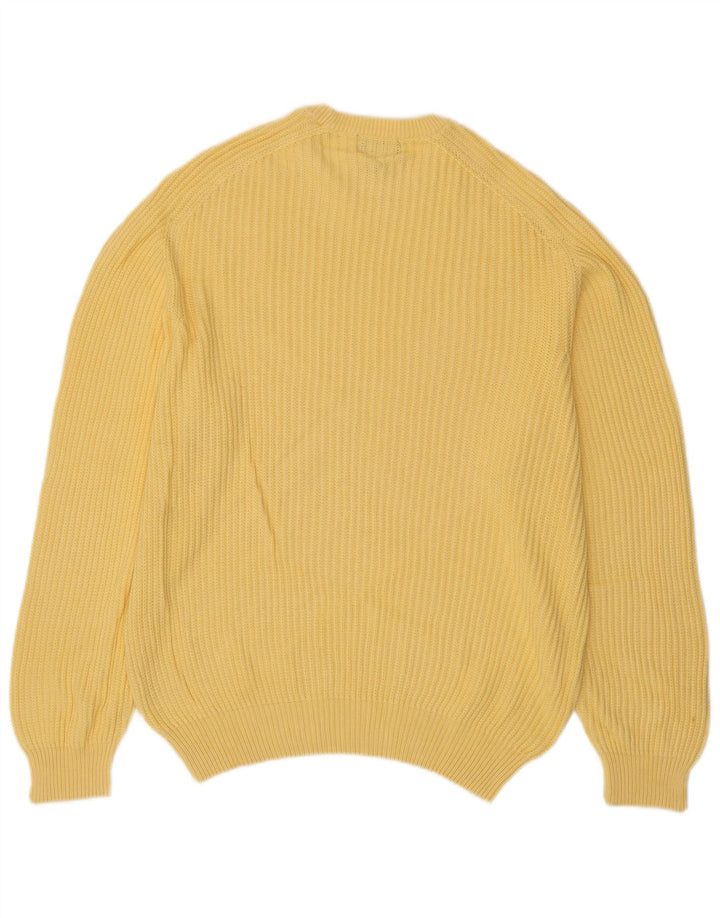 LES COPAINS Suéter feminino Blue Eagle com gola redonda IT 48 XL amarelo