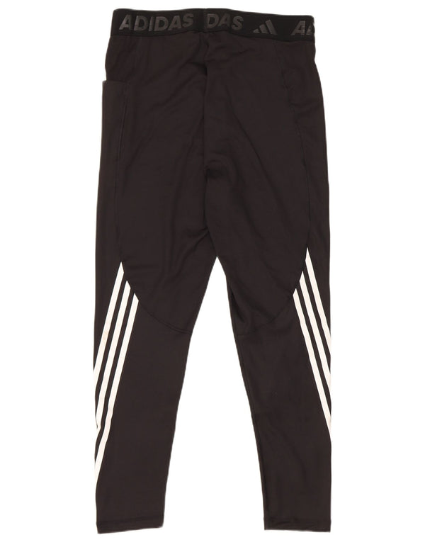 Leggings Adidas Tech Fit Graphic UK 16/18 Grande Listrado Preto