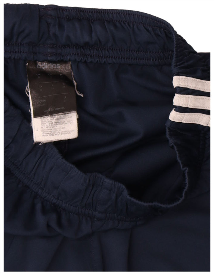 Shorts esportivos masculinos Adidas médio azul marinho poliéster