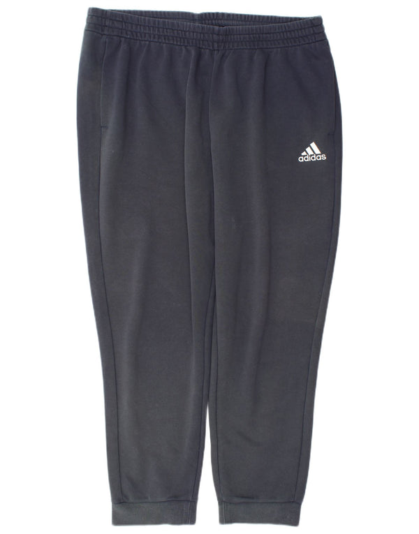 Adidas Mens Treino Calças Joggers XL Algodão Preto