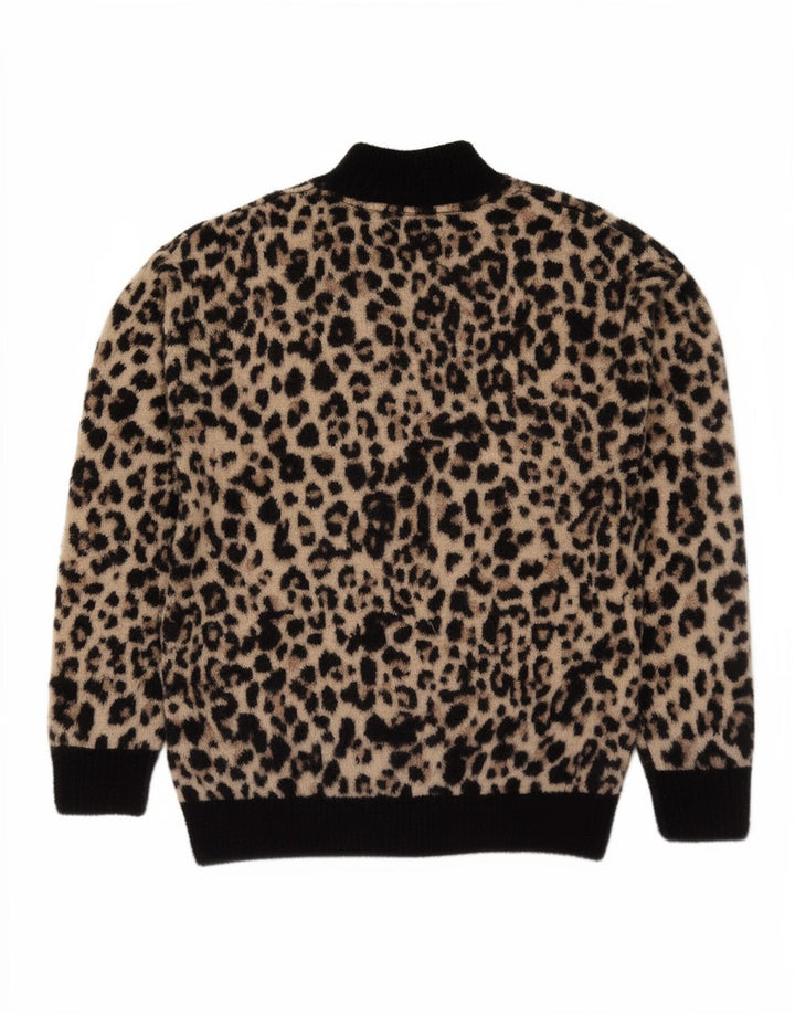 Tommy Hilfiger Suéter feminino com gola tartaruga, Reino Unido 14, médio, marrom