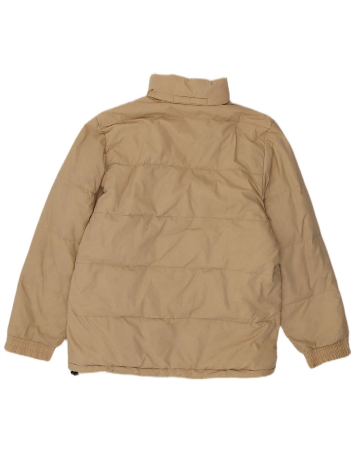 Jaqueta acolchoada masculina SERGIO TACCHINI UK 36 poliéster bege pequeno