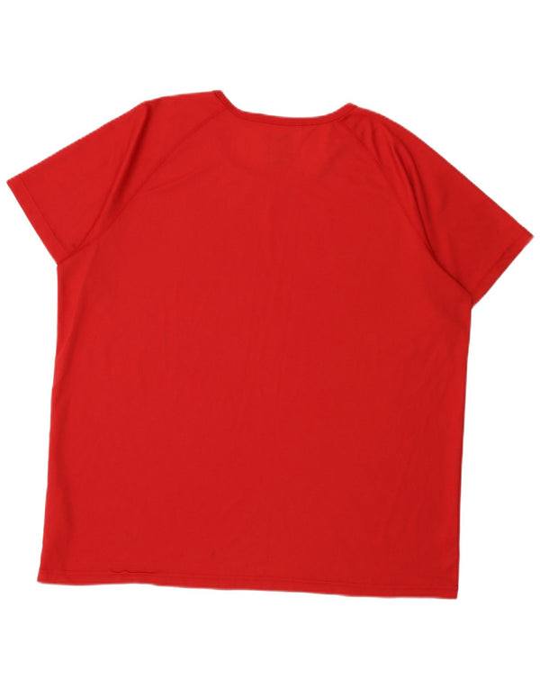 Mountain Warehouse Mens IsoCool Camiseta Top 3XL Poliéster Vermelho