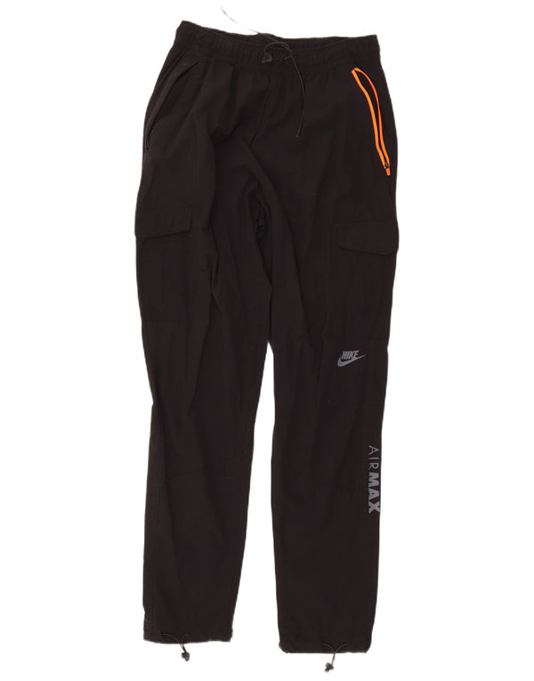 Calça de treino Nike masculina gráfica cargo grande de nylon preto