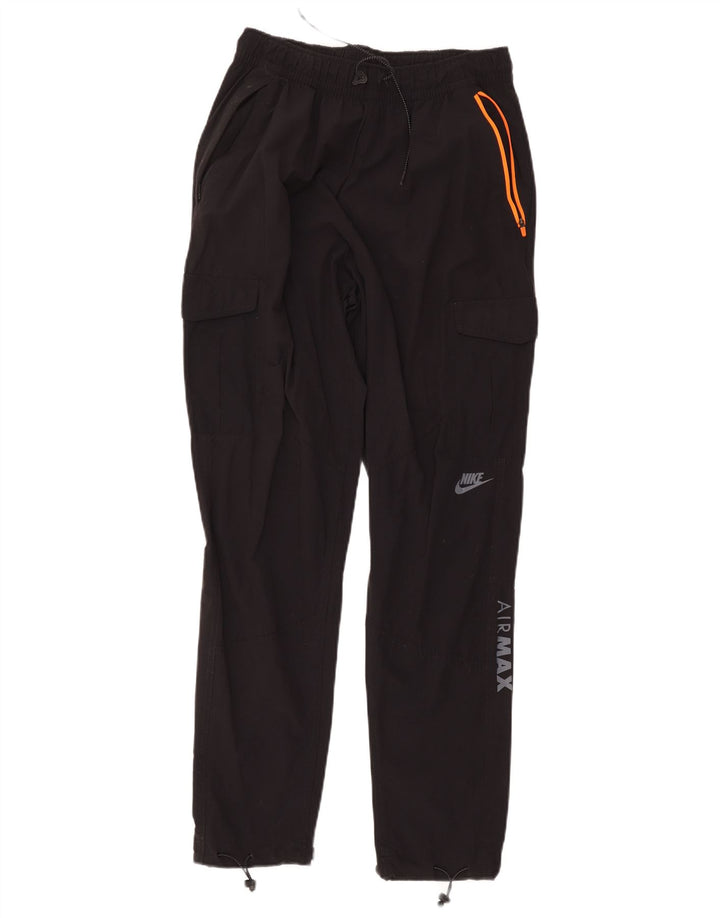 Calça de treino Nike masculina gráfica cargo grande de nylon preto