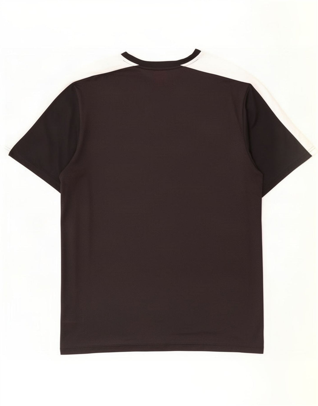 Puma Mens Graphic T-Shirt Top Grande Preto Colorblock Poliéster