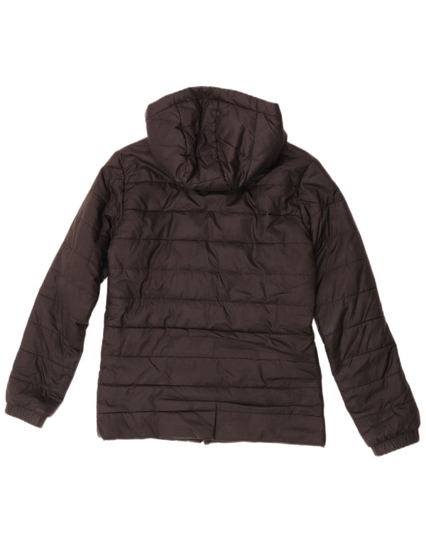 Jaqueta acolchoada com capuz feminina Puma UK 2 2XS preto poliéster esportivo