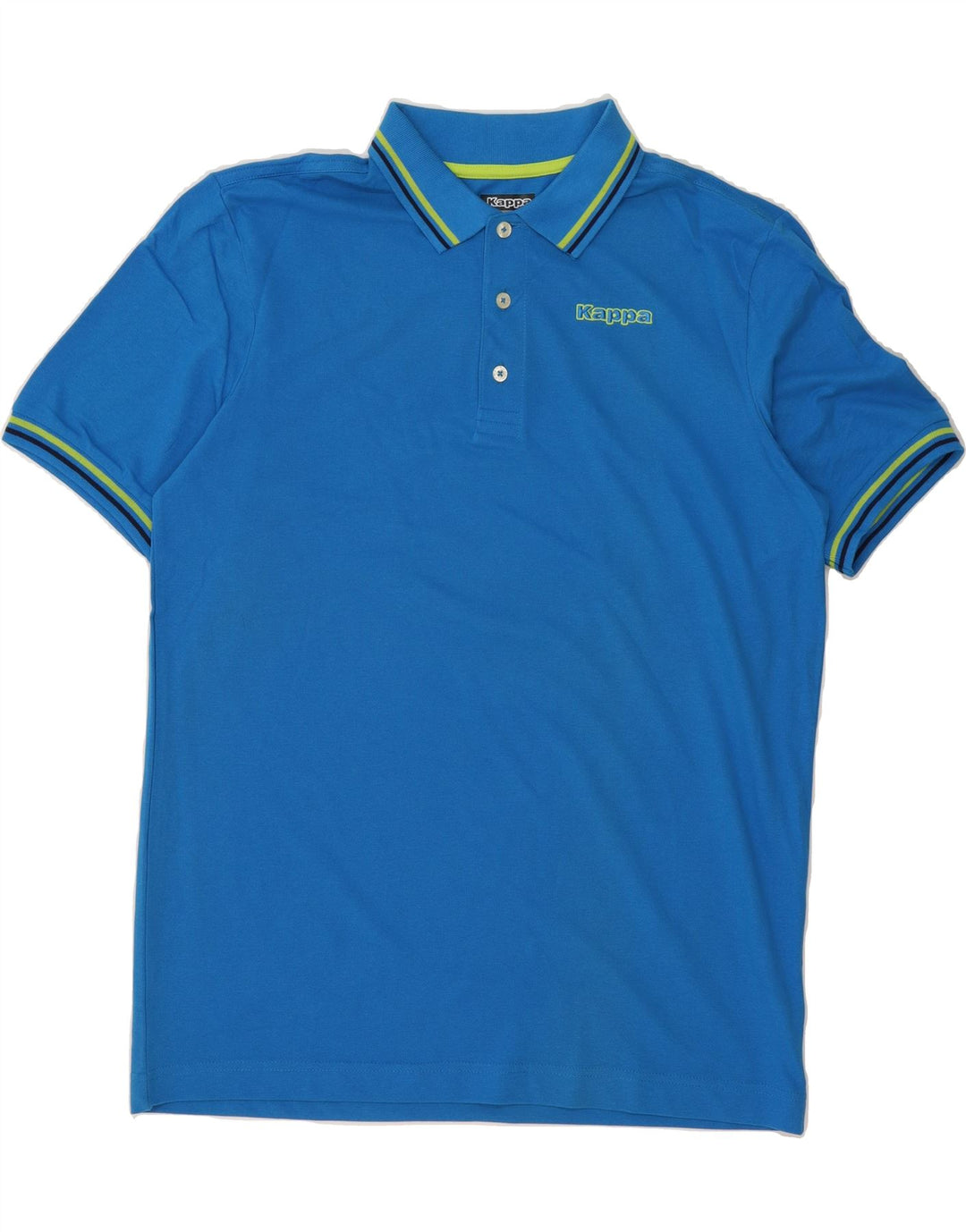 KAPPA Mens Polo Shirt XL Blue Cotton Vintage Kappa and Second-Hand Kappa from Messina Hembry 