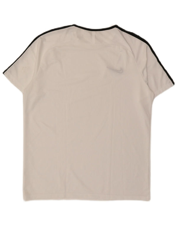 Camiseta masculina Nike Dri Fit Top XL branca colorblock