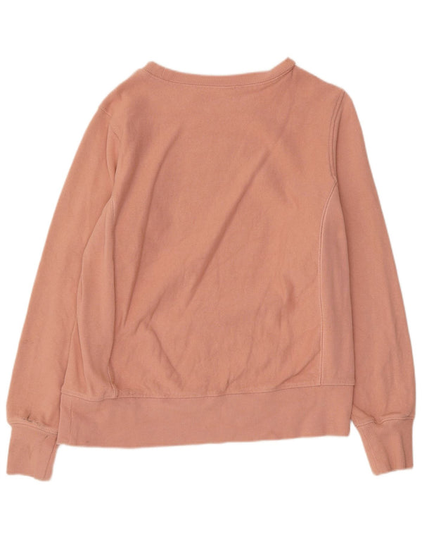 Jumper de moletom feminino Champion UK 14 grande algodão rosa