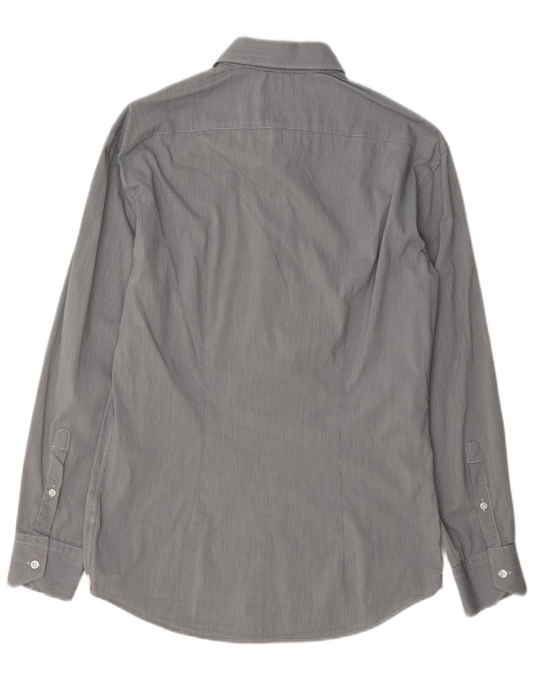 Camisa masculina Trussardi tamanho 39 cinza médio Houndstooth