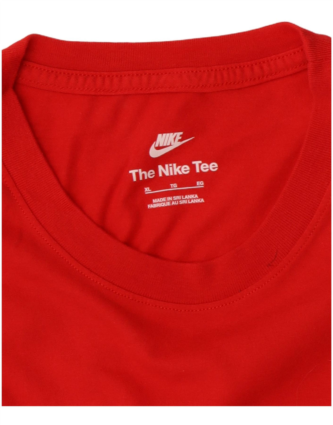 Camiseta masculina NIKE XL vermelha