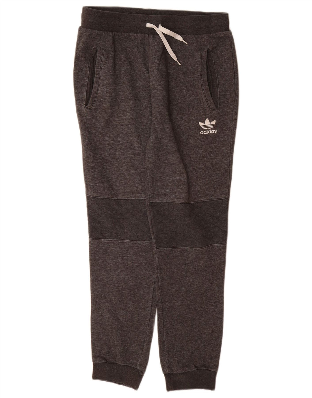 ADIDAS Meninos Calças de Treino Joggers 13-14 Anos Cinza Colourblock