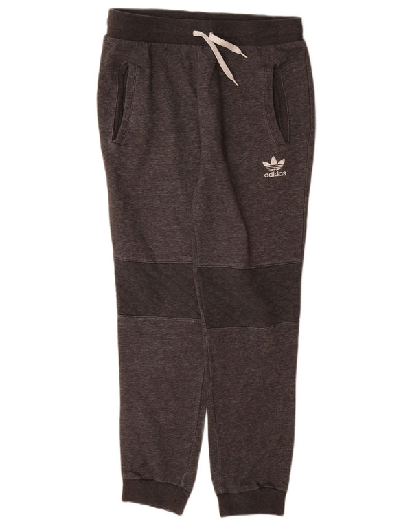 ADIDAS Meninos Calças de Treino Joggers 13-14 Anos Cinza Colourblock