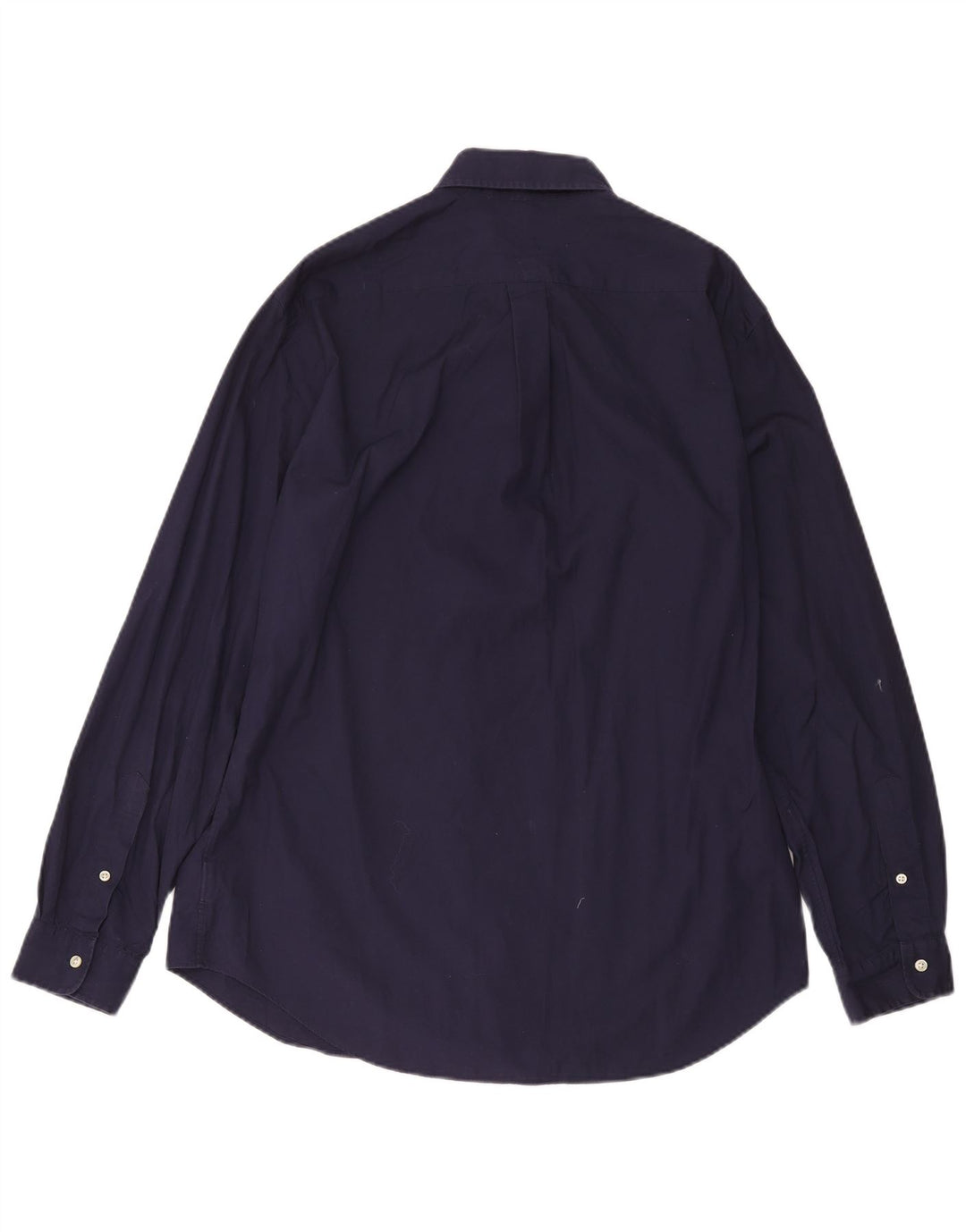 Polo Ralph Lauren Camisa masculina grande algodão azul marinho